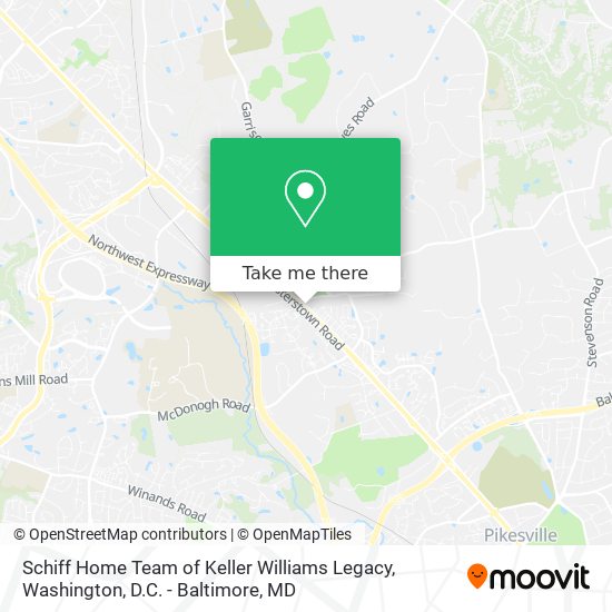 Mapa de Schiff Home Team of Keller Williams Legacy