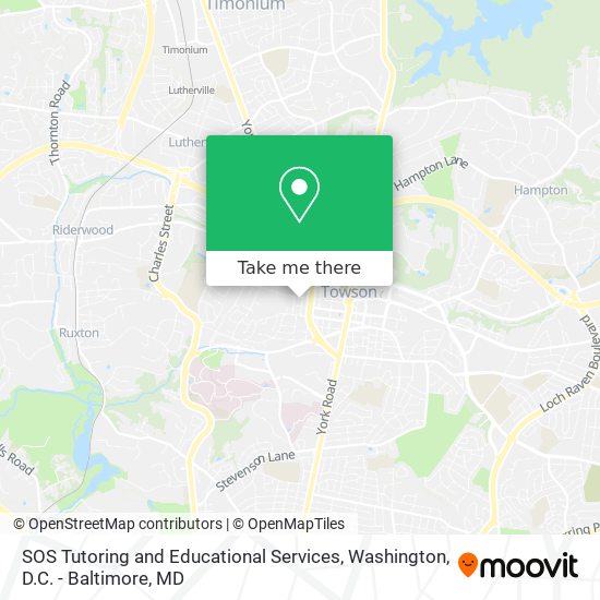 SOS Tutoring and Educational Services map