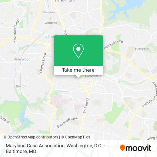 Maryland Casa Association map