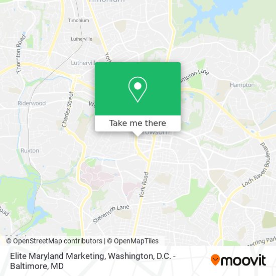 Mapa de Elite Maryland Marketing