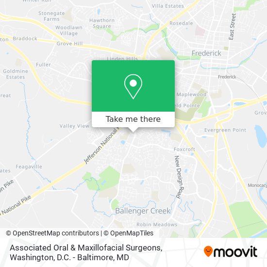 Mapa de Associated Oral & Maxillofacial Surgeons