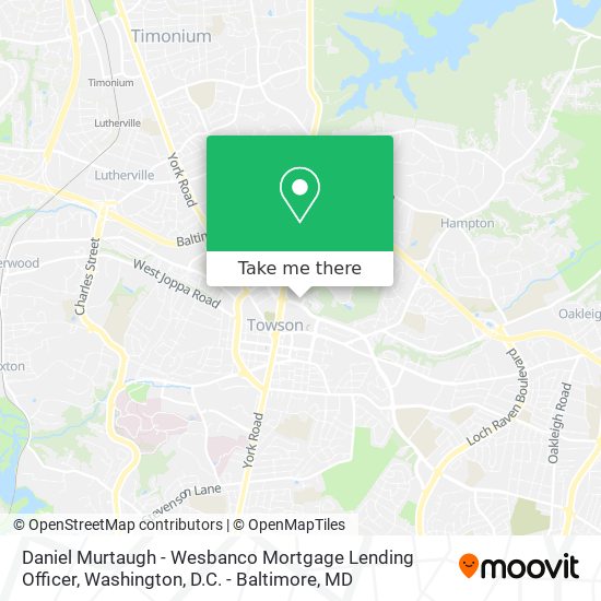 Mapa de Daniel Murtaugh - Wesbanco Mortgage Lending Officer