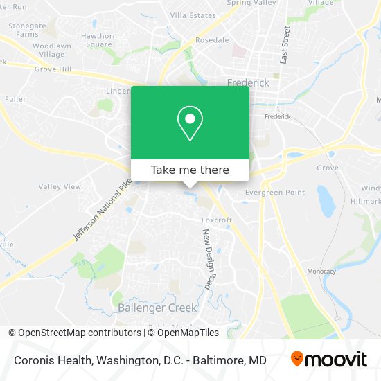 Coronis Health map