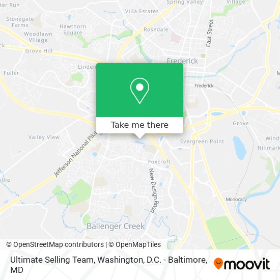 Ultimate Selling Team map