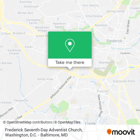Mapa de Frederick Seventh-Day Adventist Church