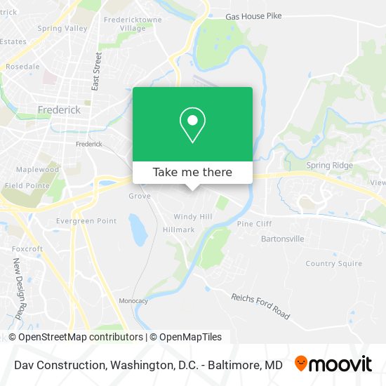 Dav Construction map