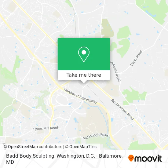 Badd Body Sculpting map
