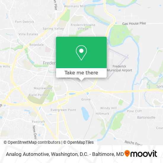 Analog Automotive map