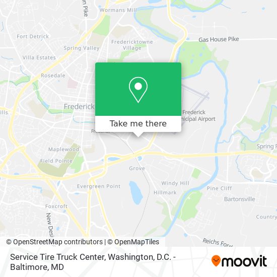 Service Tire Truck Center map