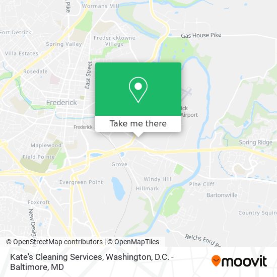 Kate's Cleaning Services map