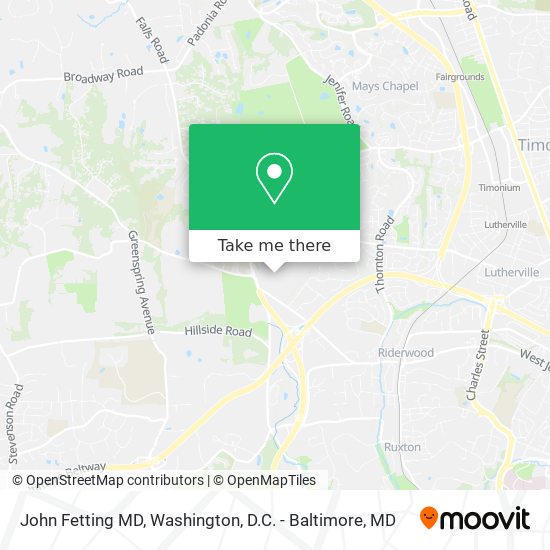 Mapa de John Fetting MD