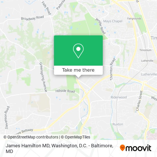 James Hamilton MD map