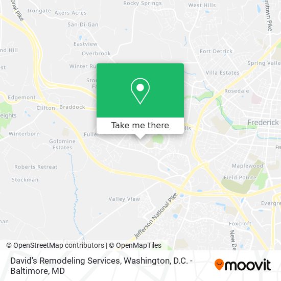 David's Remodeling Services map