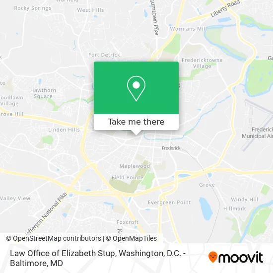 Mapa de Law Office of Elizabeth Stup
