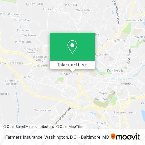 Mapa de Farmers Insurance