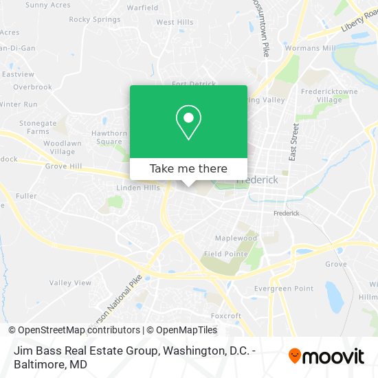 Jim Bass Real Estate Group map