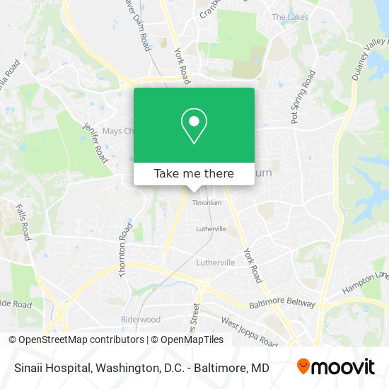 Sinaii Hospital map