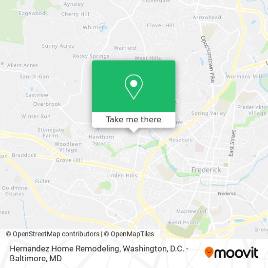 Mapa de Hernandez Home Remodeling