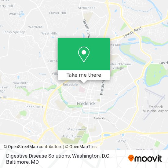 Mapa de Digestive Disease Solutions