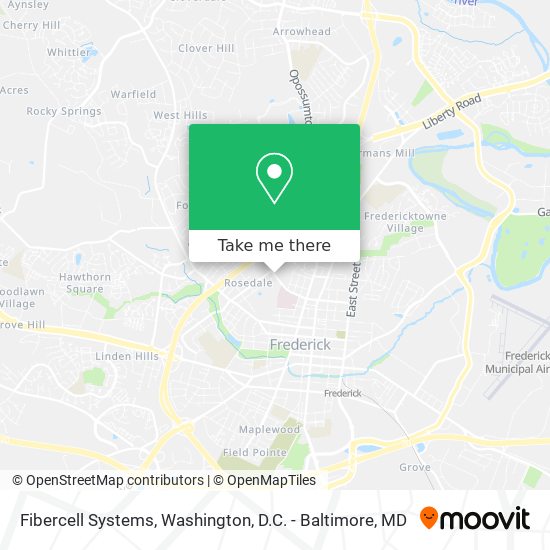 Mapa de Fibercell Systems