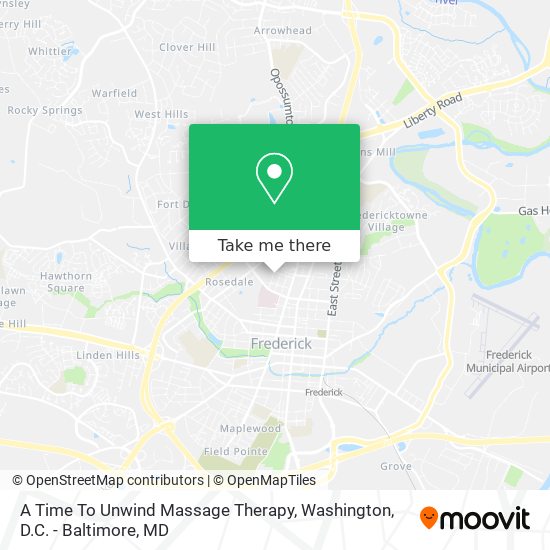 A Time To Unwind Massage Therapy map