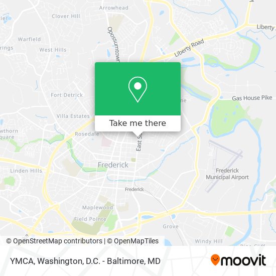 YMCA map