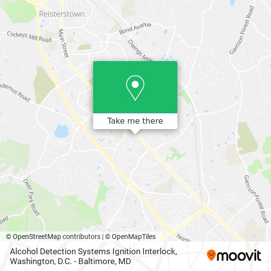 Mapa de Alcohol Detection Systems Ignition Interlock