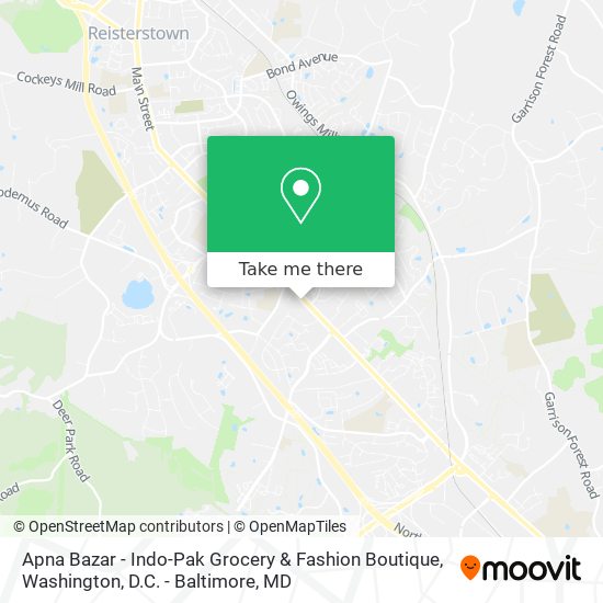 Mapa de Apna Bazar - Indo-Pak Grocery & Fashion Boutique