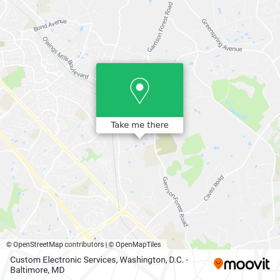 Custom Electronic Services map