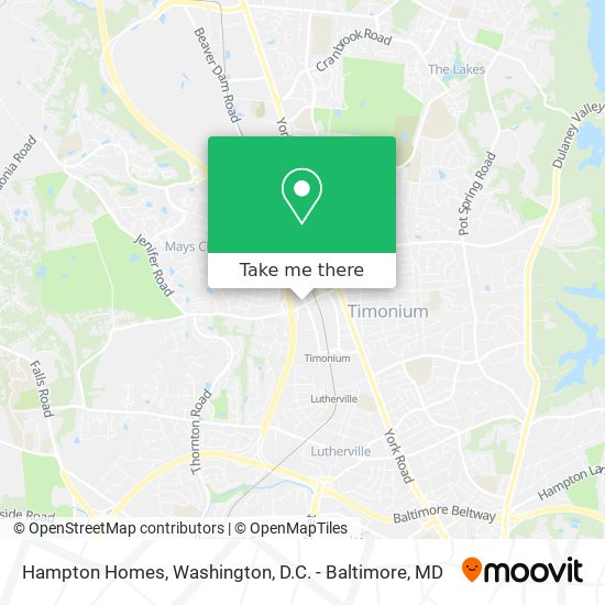 Hampton Homes map