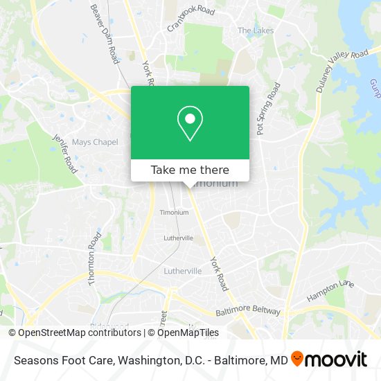 Mapa de Seasons Foot Care