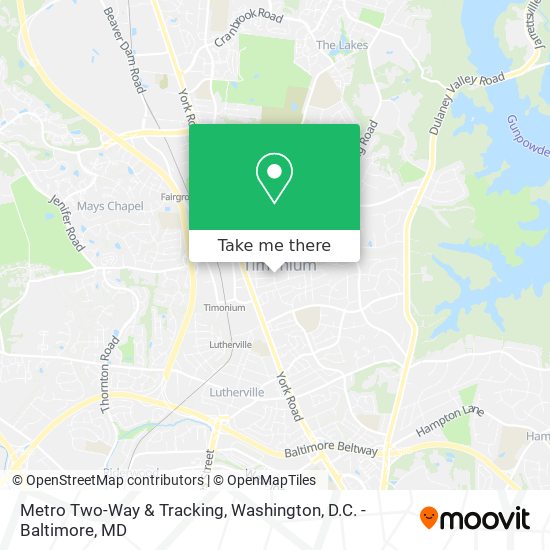 Mapa de Metro Two-Way & Tracking