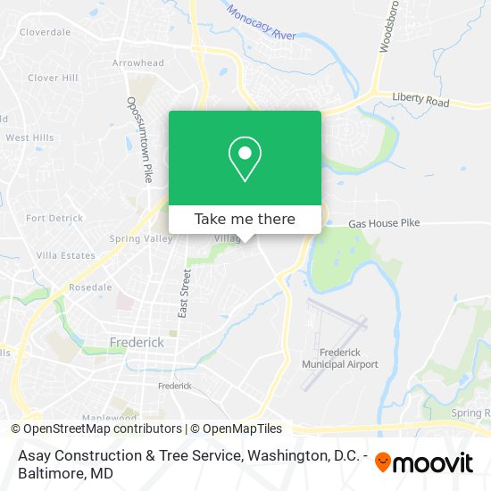 Asay Construction & Tree Service map
