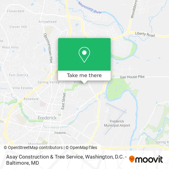 Asay Construction & Tree Service map