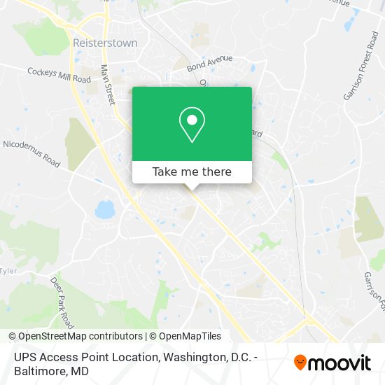 Mapa de UPS Access Point Location