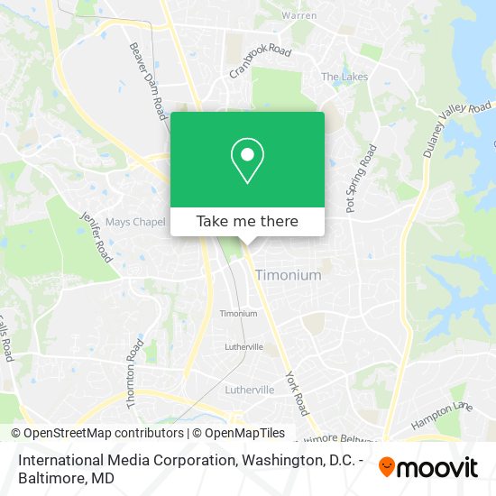 International Media Corporation map