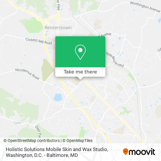 Mapa de Holistic Solutions Mobile Skin and Wax Studio