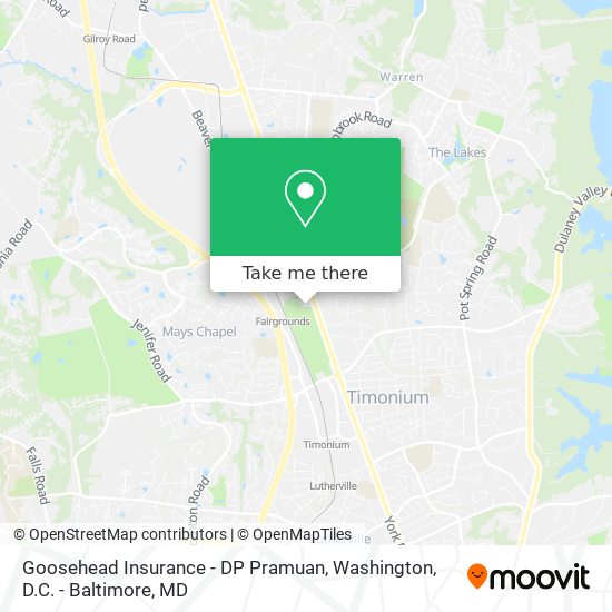 Goosehead Insurance - DP Pramuan map