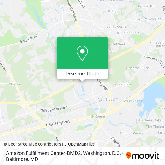 Mapa de Amazon Fulfillment Center-DMD2