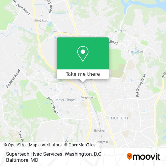 Supertech Hvac Services map