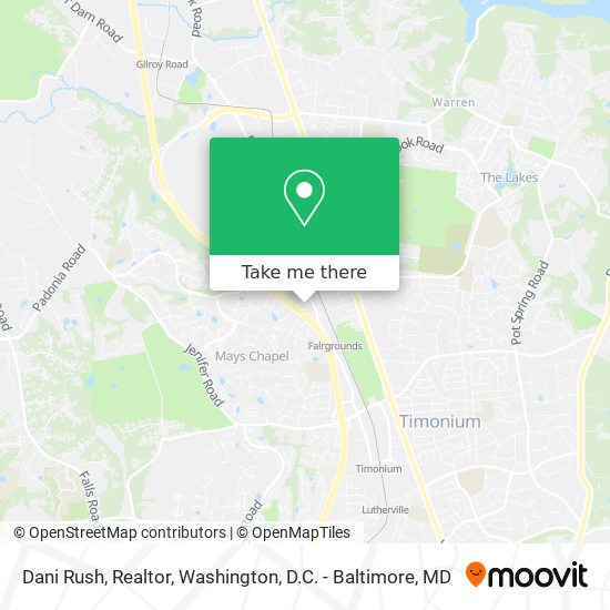 Dani Rush, Realtor map