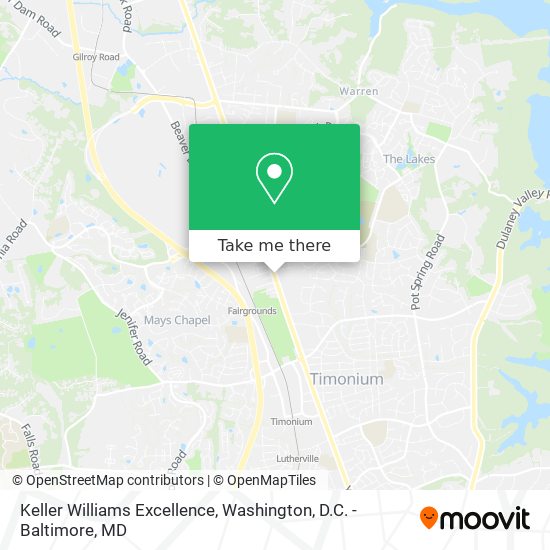 Keller Williams Excellence map