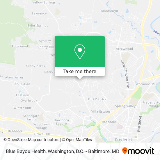 Mapa de Blue Bayou Health