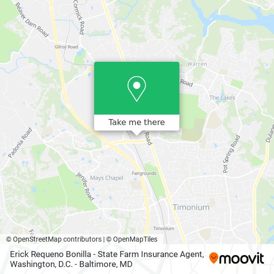 Erick Requeno Bonilla - State Farm Insurance Agent map