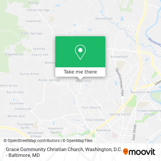 Grace Community Christian Church map