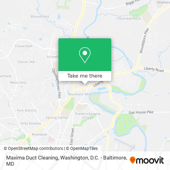 Maxima Duct Cleaning map