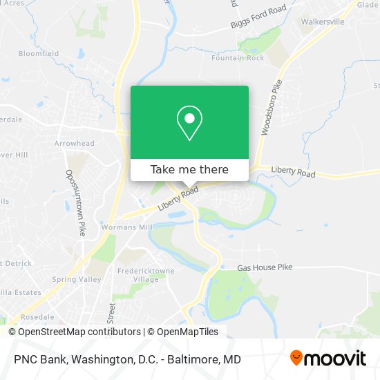 PNC Bank map