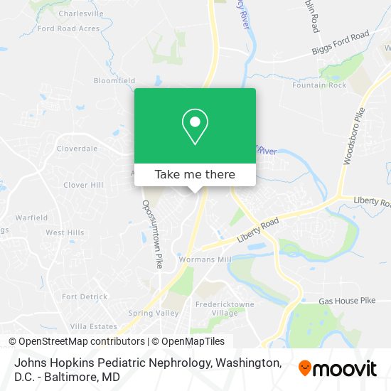 Mapa de Johns Hopkins Pediatric Nephrology