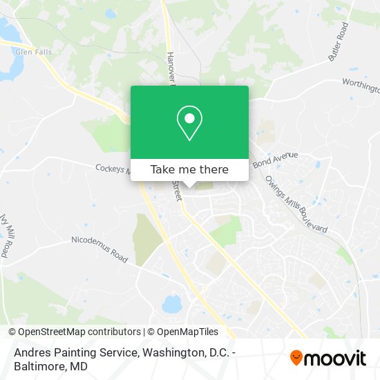 Andres Painting Service map