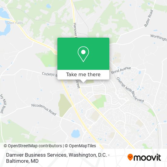 Damver Business Services map